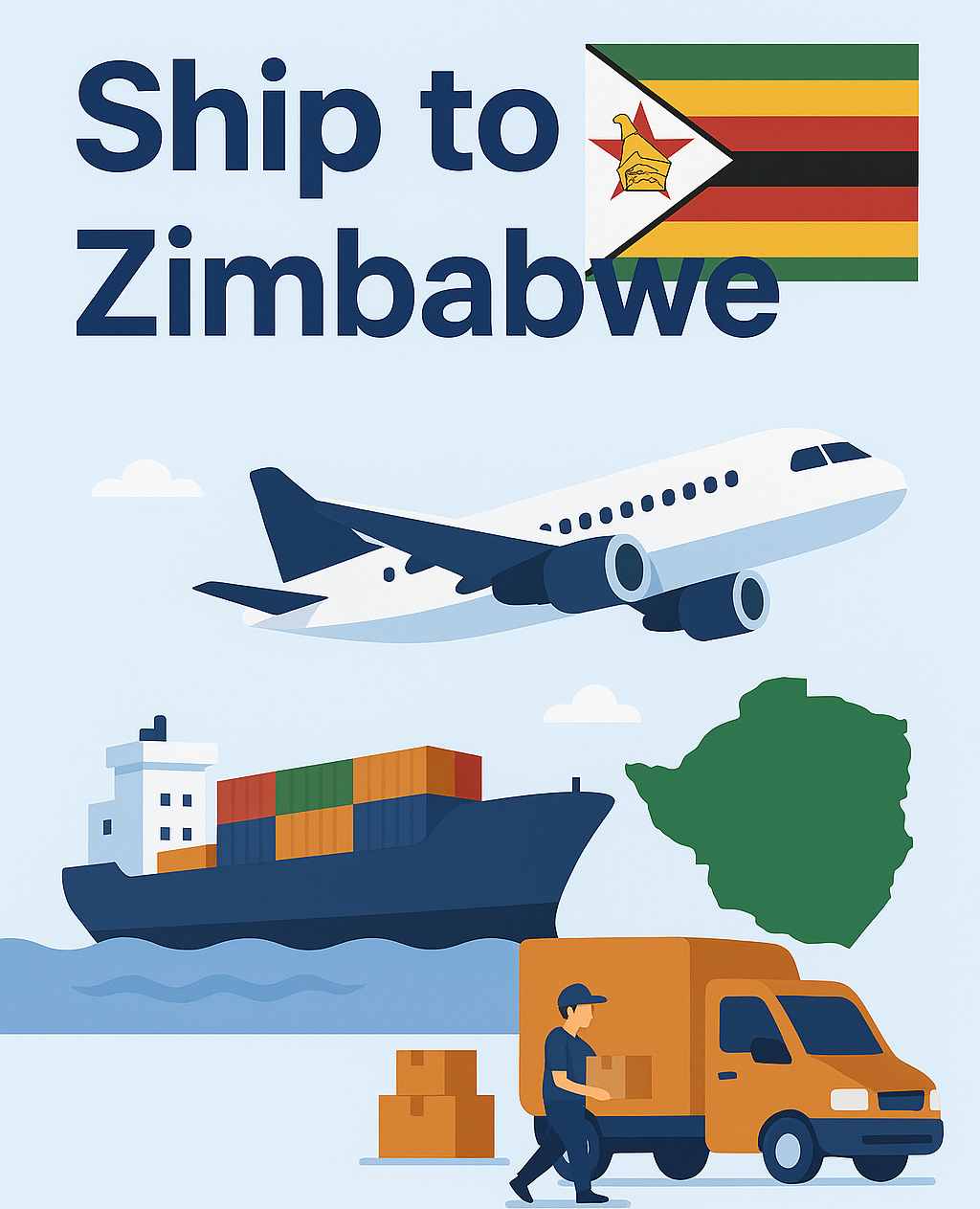 Shipping to Zimbabwe
